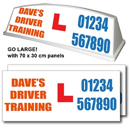 The Curver Roof Sign - Graphic Advantage Tri-Pak XTRA